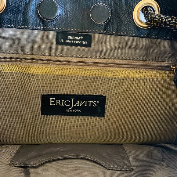 Eric Javits Shenia Squishee Metallic Woven Tote - Picture 6 of 7